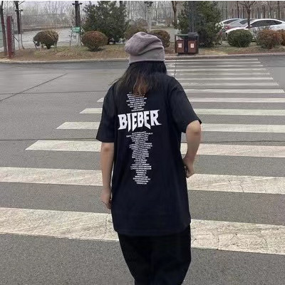 FOG FEAR OF GOD Purpose Tour Justin Bieber Abstracto Casal Impresso Casual Camiseta De Manga Curt... | Shopee (BR)