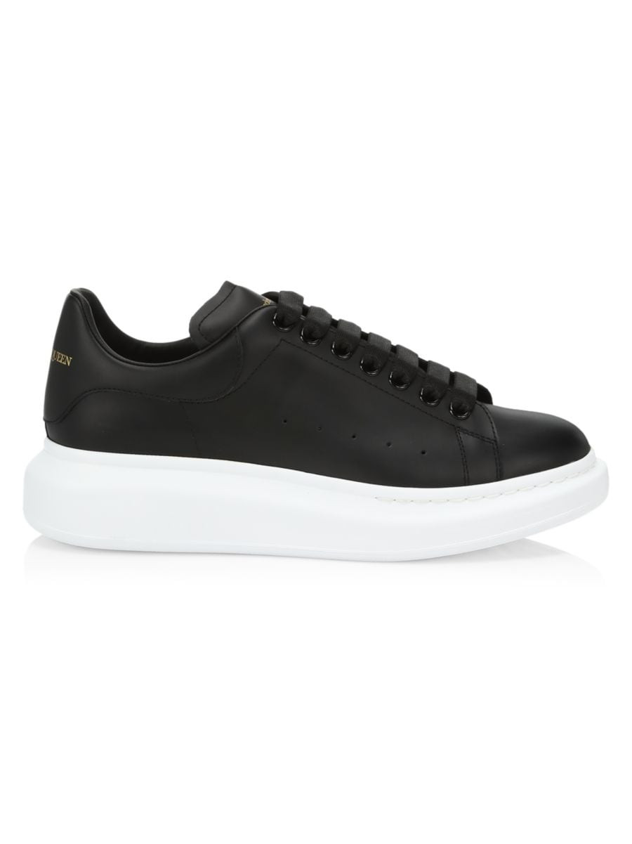 Alexander McQueen Oversized Leather Platform Sneakers | Saks Fifth Avenue