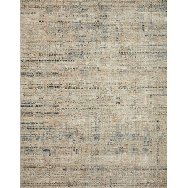 Loloi Axel Collection AXE-01 Stone / Sky, Abstract Area Rug 6'-7" x 9'-10" | Walmart (US)