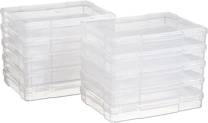 IRIS USA, Inc. 585161 KP-PC57 IRIS Photo and Embellishment Keeper (10 Pack), 5" x 7", Clear, 10 C... | Amazon (US)