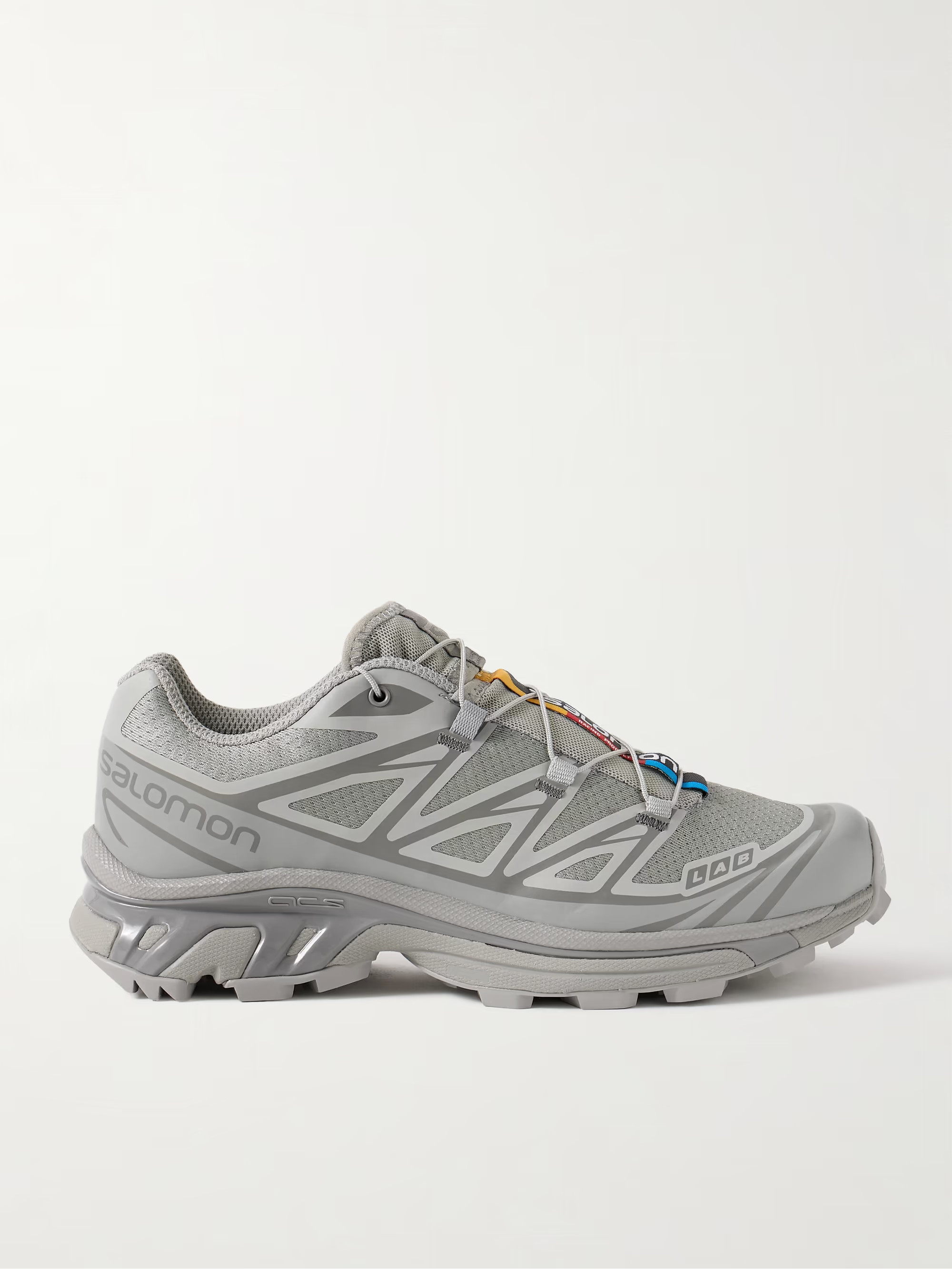 XT-6 rubber-trimmed mesh sneakers | NET-A-PORTER (US)