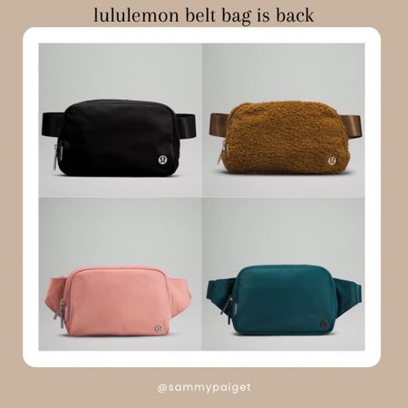 lululemon belt bag is back! more colors online 🫶🏼

#LTKunder50 #LTKfit #LTKitbag