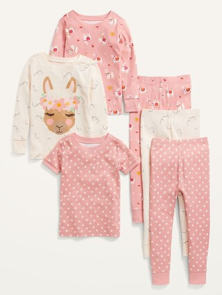 Unisex 6-Piece Pajama Set for Toddler & Baby | Old Navy (US)