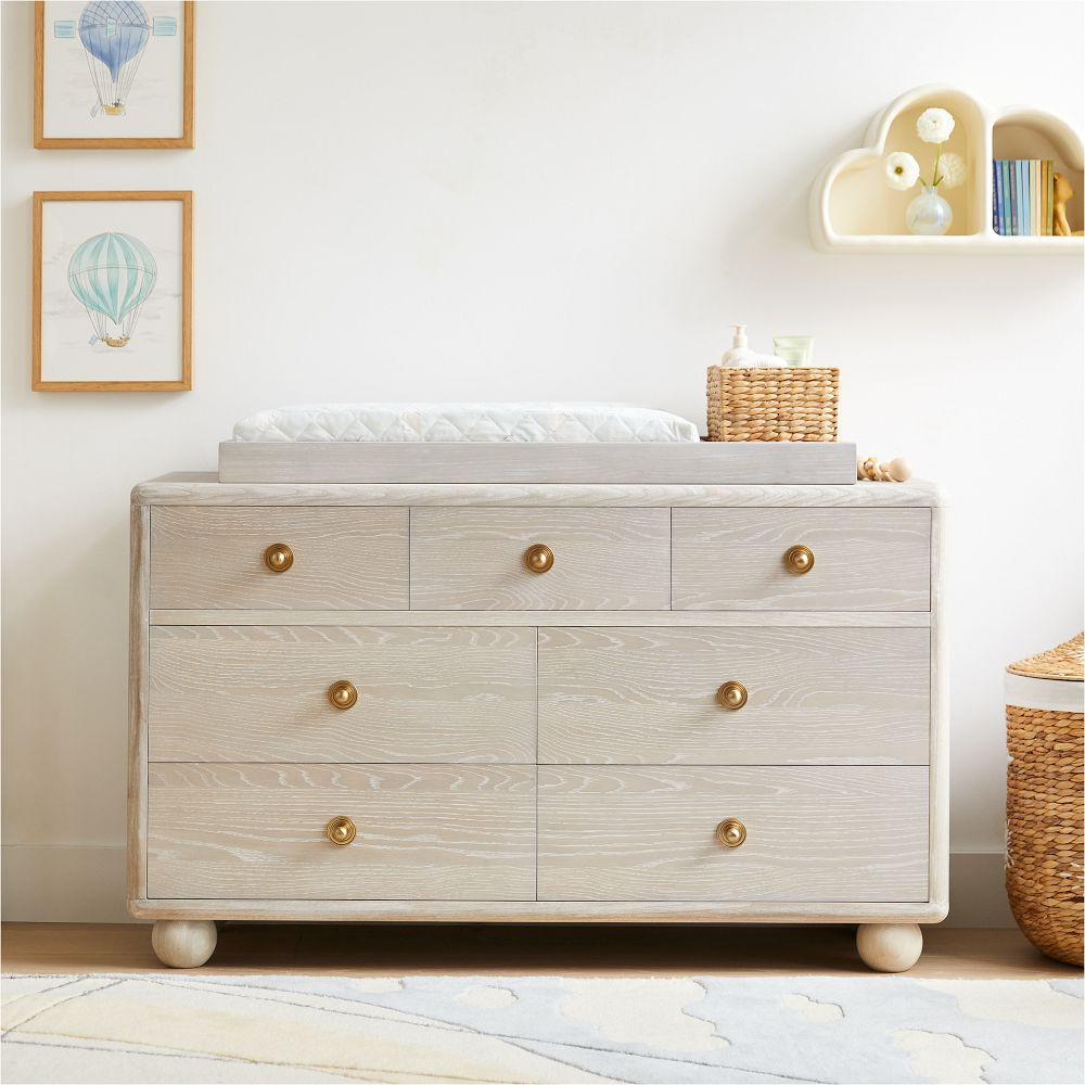 Joseph Altuzarra Sphere Foot 7-Drawer Wide Dresser with Removable Topper (56") | West Elm (US)