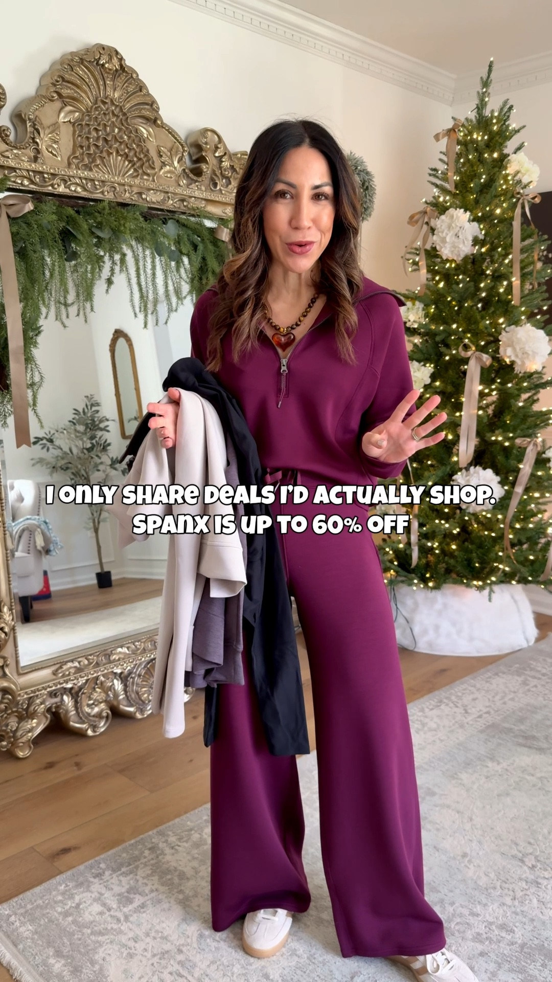 If you only shop 1 after Christmas sale let it be the @spanx sale. Up to 60% off sale styles for a limited time and that includes favorites from AirEssentials, Booty Boost and more. Plus new styles were just added to the sale section. Ladies, things are going to SELL QUICKLY! #SpanxPartner

Small petite wide leg pants. Tops small. Legging small. Spanx sale 

#LTKFindsUnder100 #LTKSaleAlert #LTKFindsUnder50