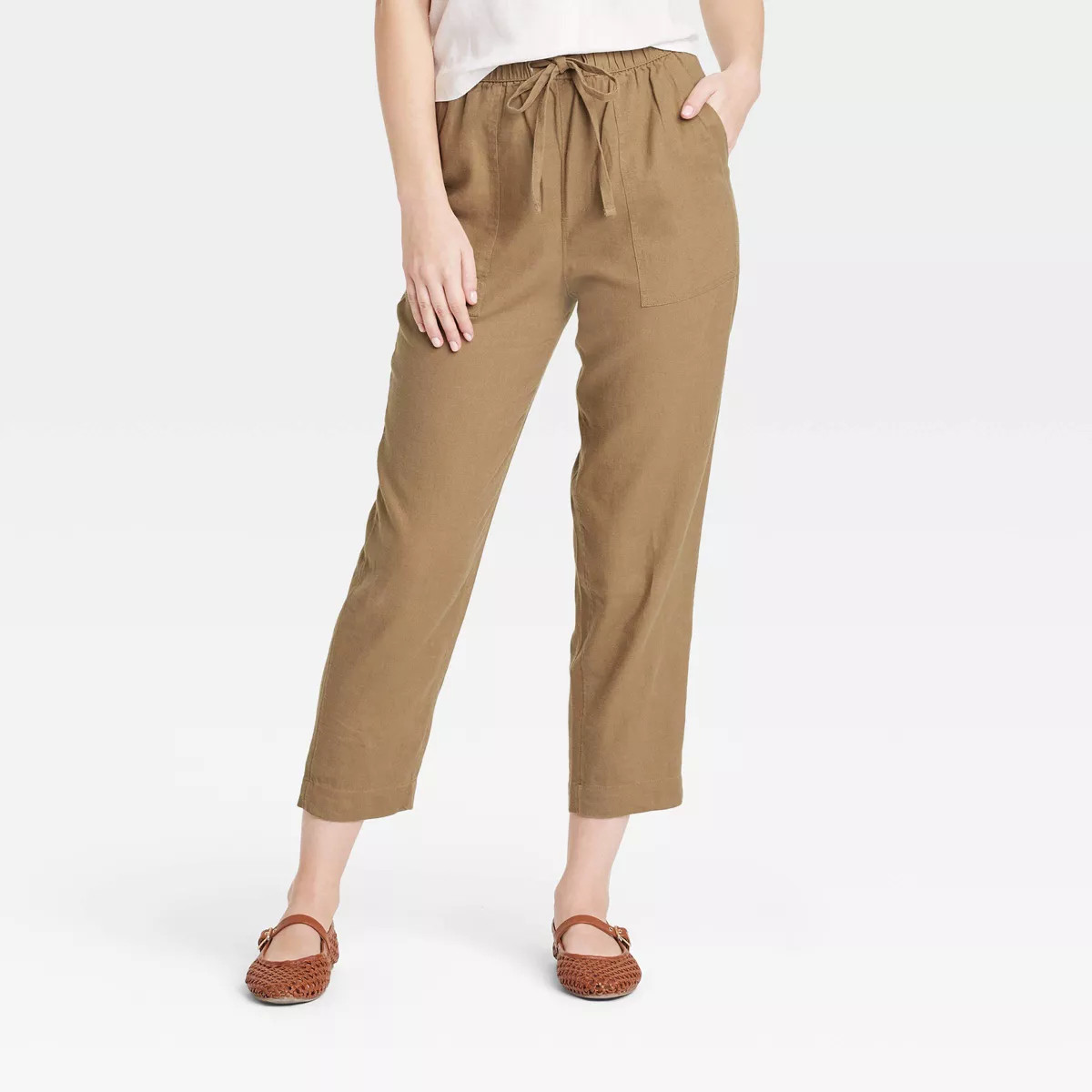 Women's High-Rise Straight Leg Pull-On Pants - Universal Thread™ | Target