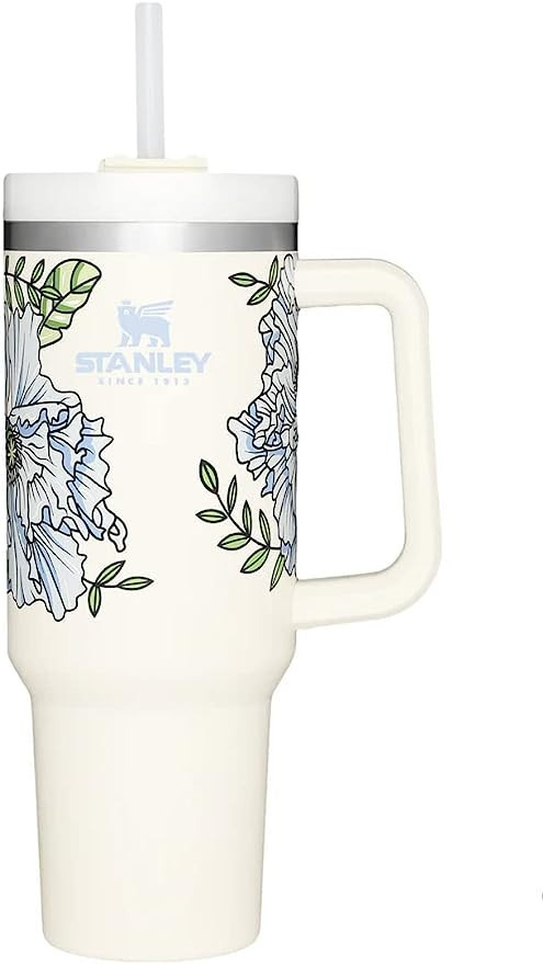 Stanley 40oz Adventure Quencher Reusable Insulated Stainless Steel Tumbler (Cream Floral) | Amazon (US)