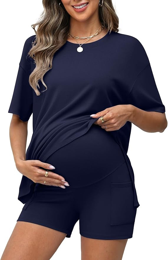Amazon.com: Charmo Shorts Sets Women 2 Piece Outfits Summer Lounge Matching Set Vacation Short Sl... | Amazon (US)
