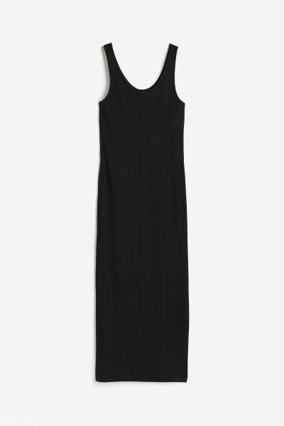 Vestido ajustado de canalé | H&M (FR, IT, ES, PT, BE)