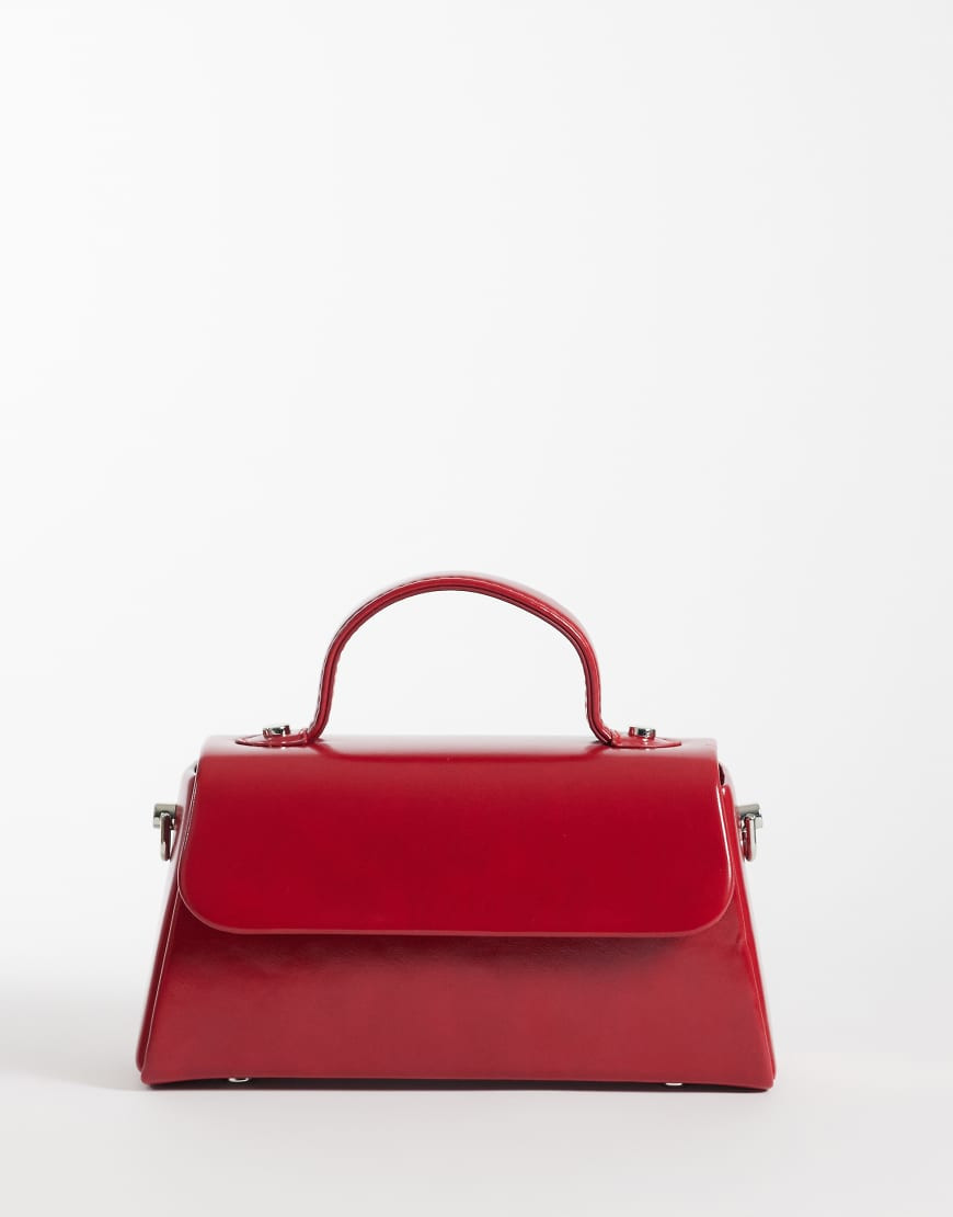 Glamorous top handle bag in cayenne red | ASOS (Global)
