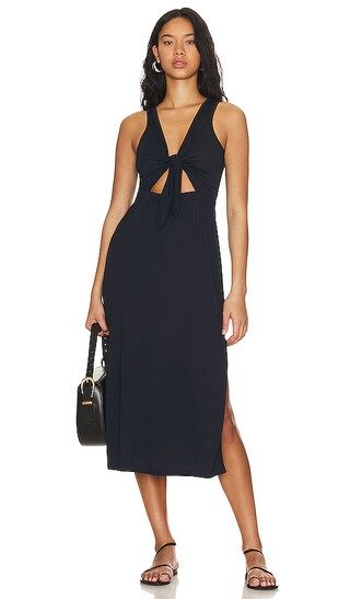 Jewel Cut Out Dress in Navy | Revolve Clothing (Global)