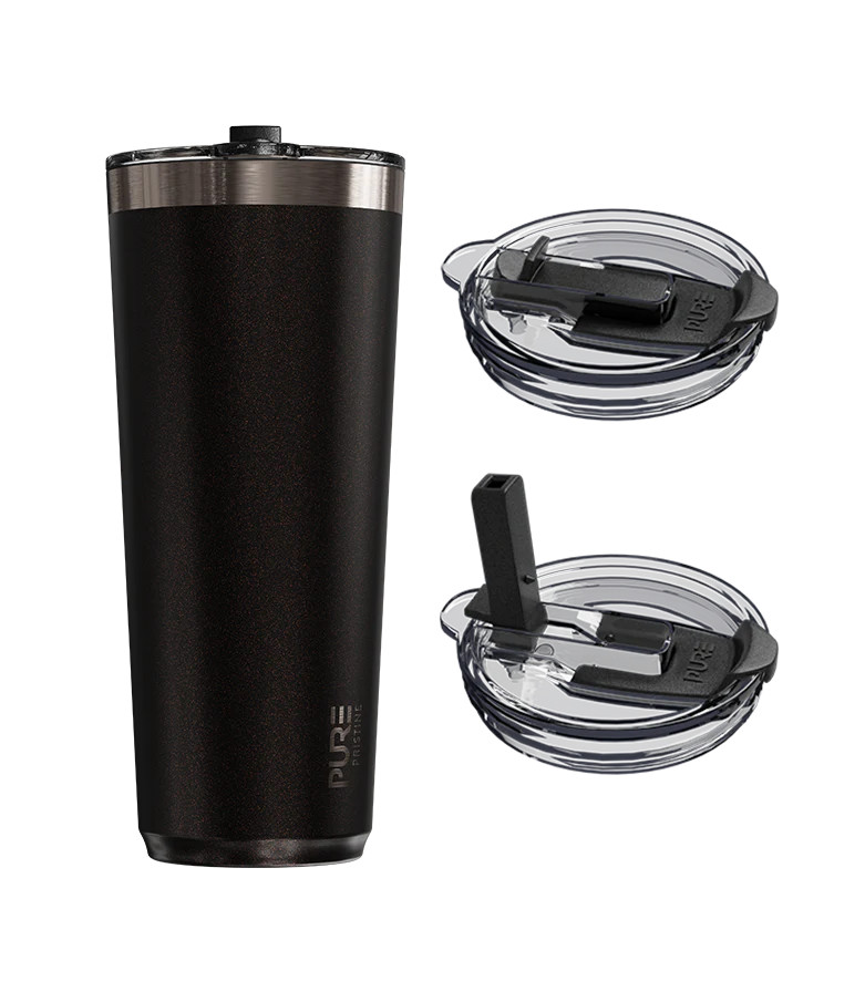 Twistie 22oz Antimicrobial Tumbler - Midnight | PURE Drinkware