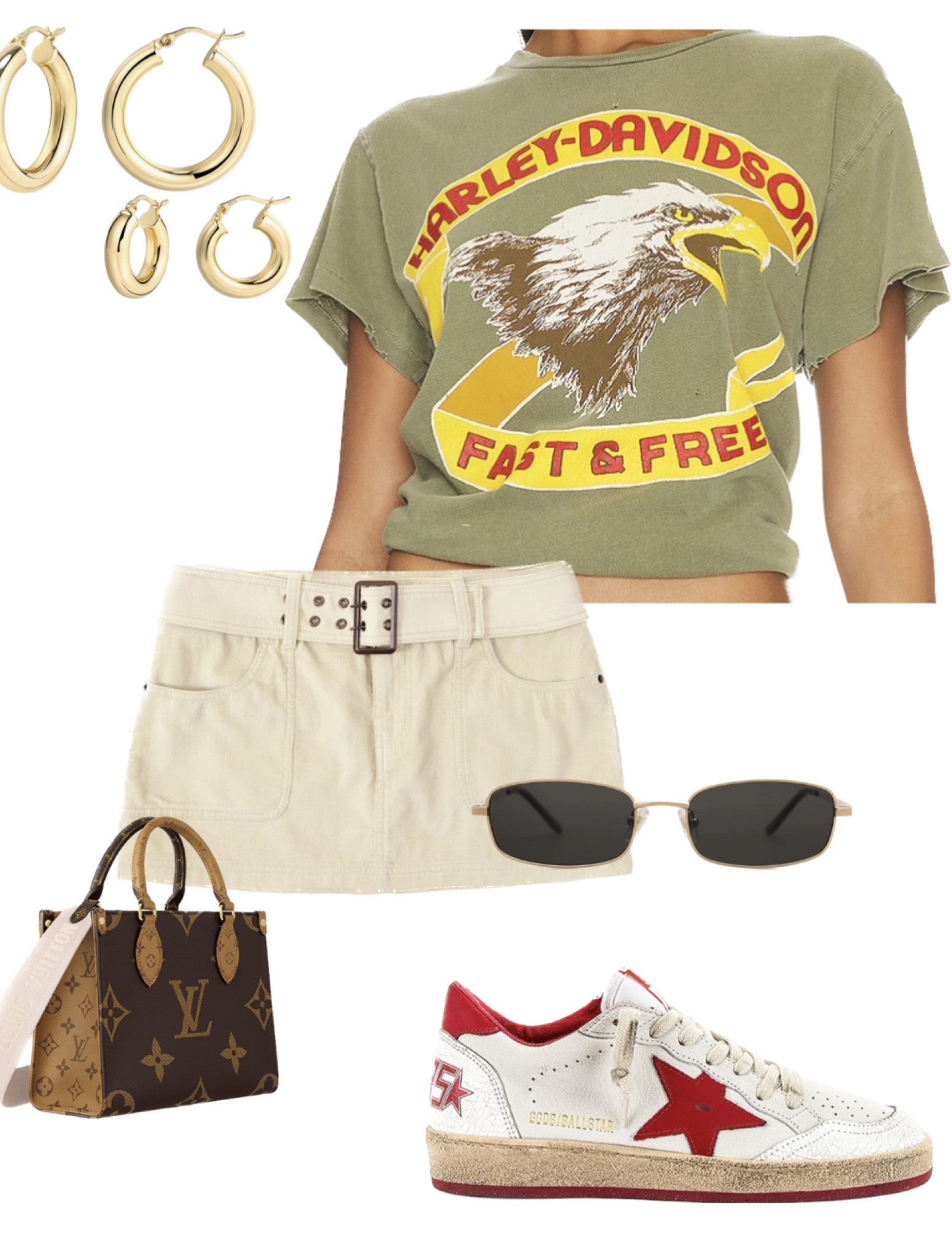 I might opt for cargo pants instead of skirt bc I’m just not one to pull off a skirt but like HOW CUTE IS THIS INSPO! 💥

#LTKstyletip #LTKFind #LTKitbag