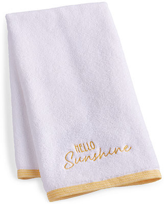 Charter Club Hello Sunshine Hand Towel, Created for Macy's & Reviews - Bath Towels - Bed & Bath -... | Macys (US)