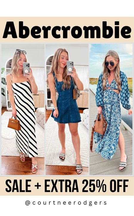 Abercrombie Dresses on sale + an EXTRA 25% off once added to cart! 🩷

•Blue Long Sleeve Maxi (XS Petite)
•Stripe Dress (size small regular)
•Denim Dress (Small petite)
Size 2/4 (5’4”)

Dresses, Abercrombie, spring outfits, summer dresses 

#LTKSaleAlert #LTKFindsUnder100 #LTKStyleTip