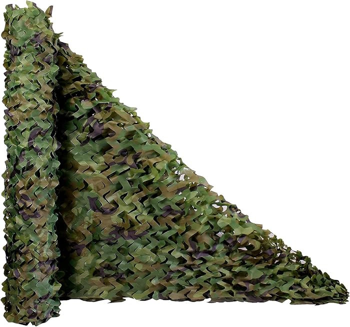 Fousam Camo Netting, Camouflage Netting Bulk Roll for Hunting Military Army Party Decoration Suns... | Amazon (US)