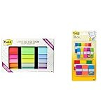Post-it Notes Limited Edition Super Sticky Color Collection, 3 in x 3 in, 15 Pads/Pack & Flags Assor | Amazon (US)