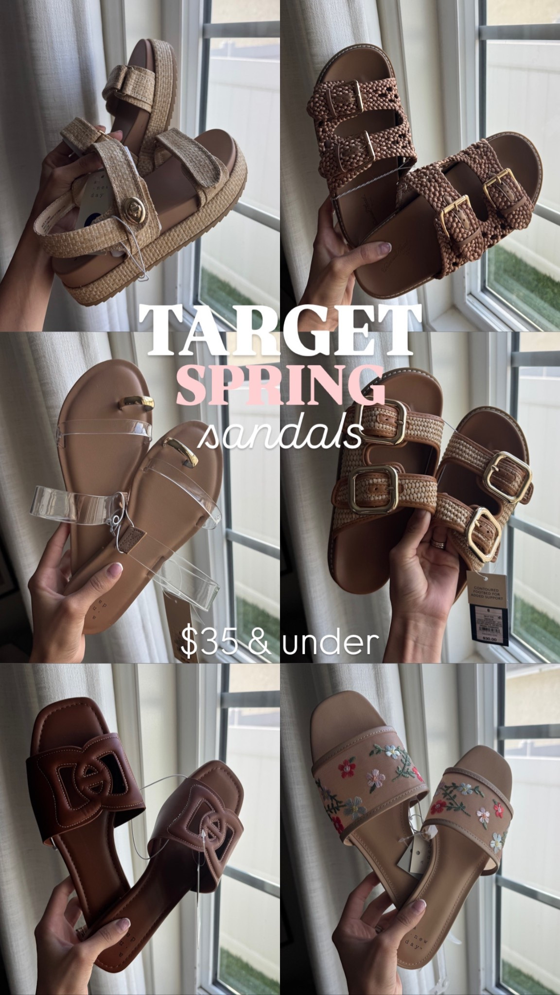 Spring sandals from Target, $35 & under! 

#LTKShoeCrush #LTKFindsUnder50 #LTKSeasonal