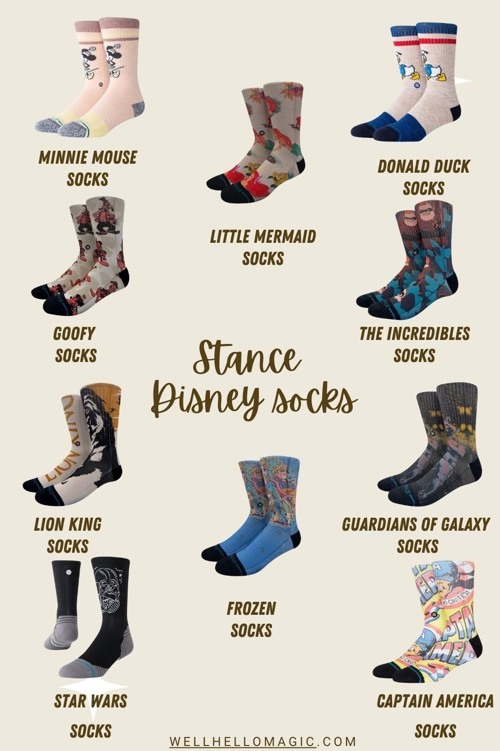 Stance has teamed up with Disney to bring you the coolest and comfiest socks for your next Disney adventure! From classic characters like Goofy and Minnie to fan favorites like Star Wars, Frozen, and Guardians of the Galaxy, there's a pair for every Disney fan.  These socks are perfect for park days, cozy nights, or as a magical gift — and they’re built to last with premium quality and eye-catching designs.  Grab your favorite pair before they’re gone!

#LTKFamily #LTKTravel #DisneyStyle #StanceSocks #LTKUnder50