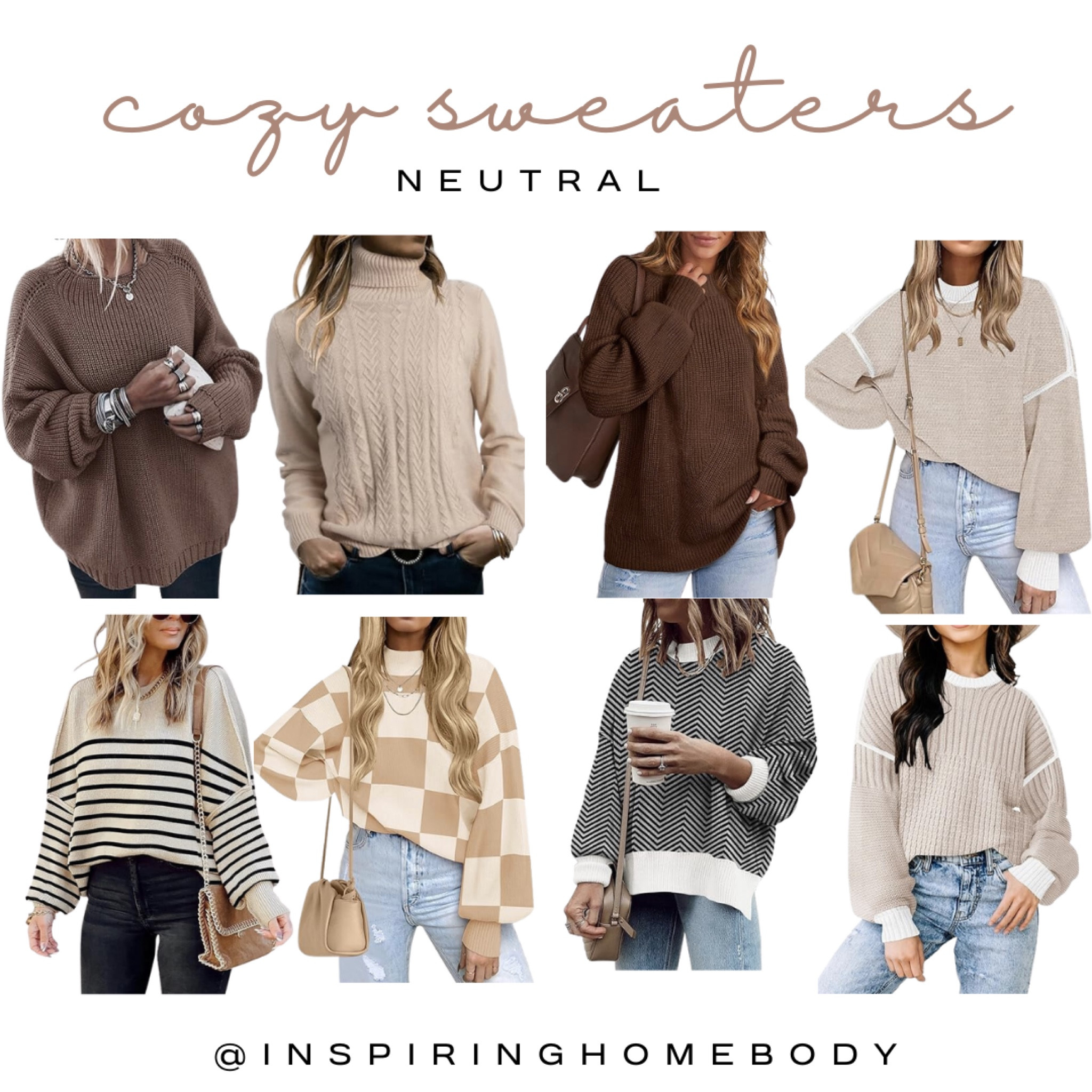 Cozy Sweaters- Neutral 
#amazon #amazonfashion 

#LTKCyberWeek #LTKGiftGuide #LTKstyletip