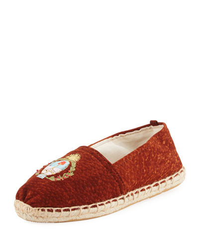 Capybara Leather Espadrille Flat, Brown | Bergdorf Goodman