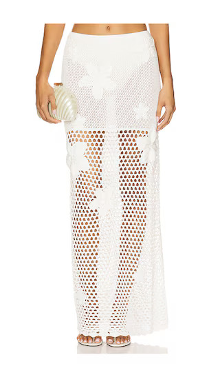Roe Skirt in Off-white | Revolve Clothing (Global)