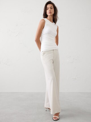 Jersey Ruched Top | Banana Republic Factory