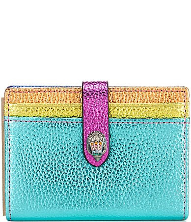 Kurt Geiger London Rainbow Metallic Card Holder Wallet - Multi | Dillard's