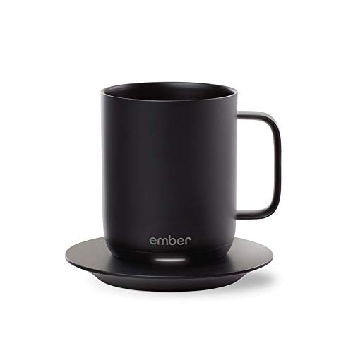 Ember Temperature Control Smart Mug, 10 oz, 1-hr Battery Life, Black - App Controlled Heated Coffee Mug | Amazon (US)