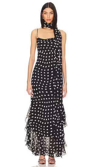 LPA Giulia Maxi Dress in Black. - size M | Revolve Clothing (Global)