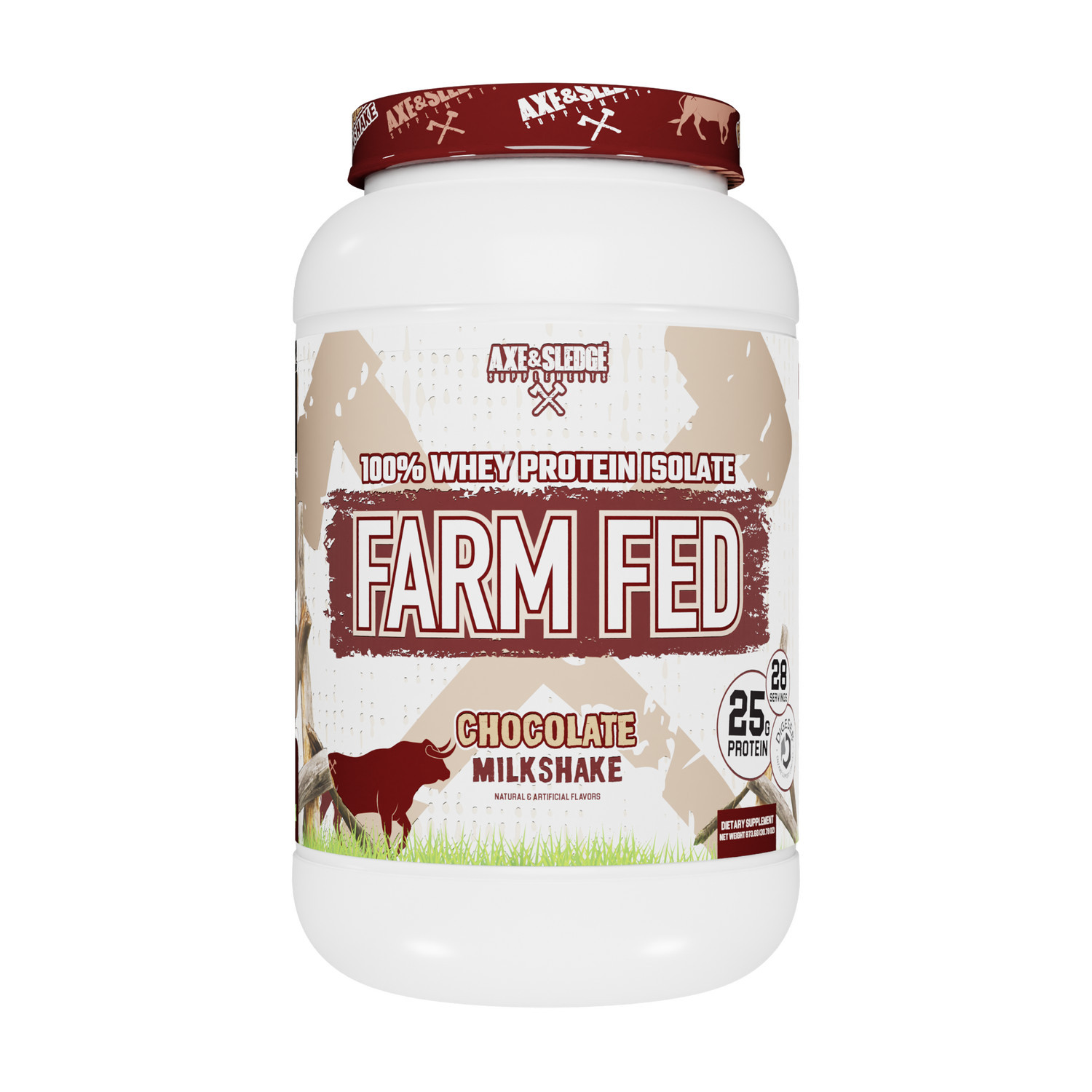 Farm Fed Protein - Chocolate Milkshake (28 Servings) | GNC