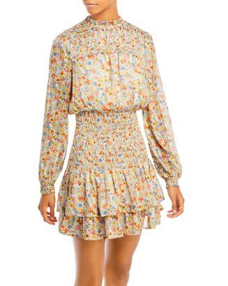 Floral Smocked Mini Dress - 100% Exclusive | Bloomingdale's (US)