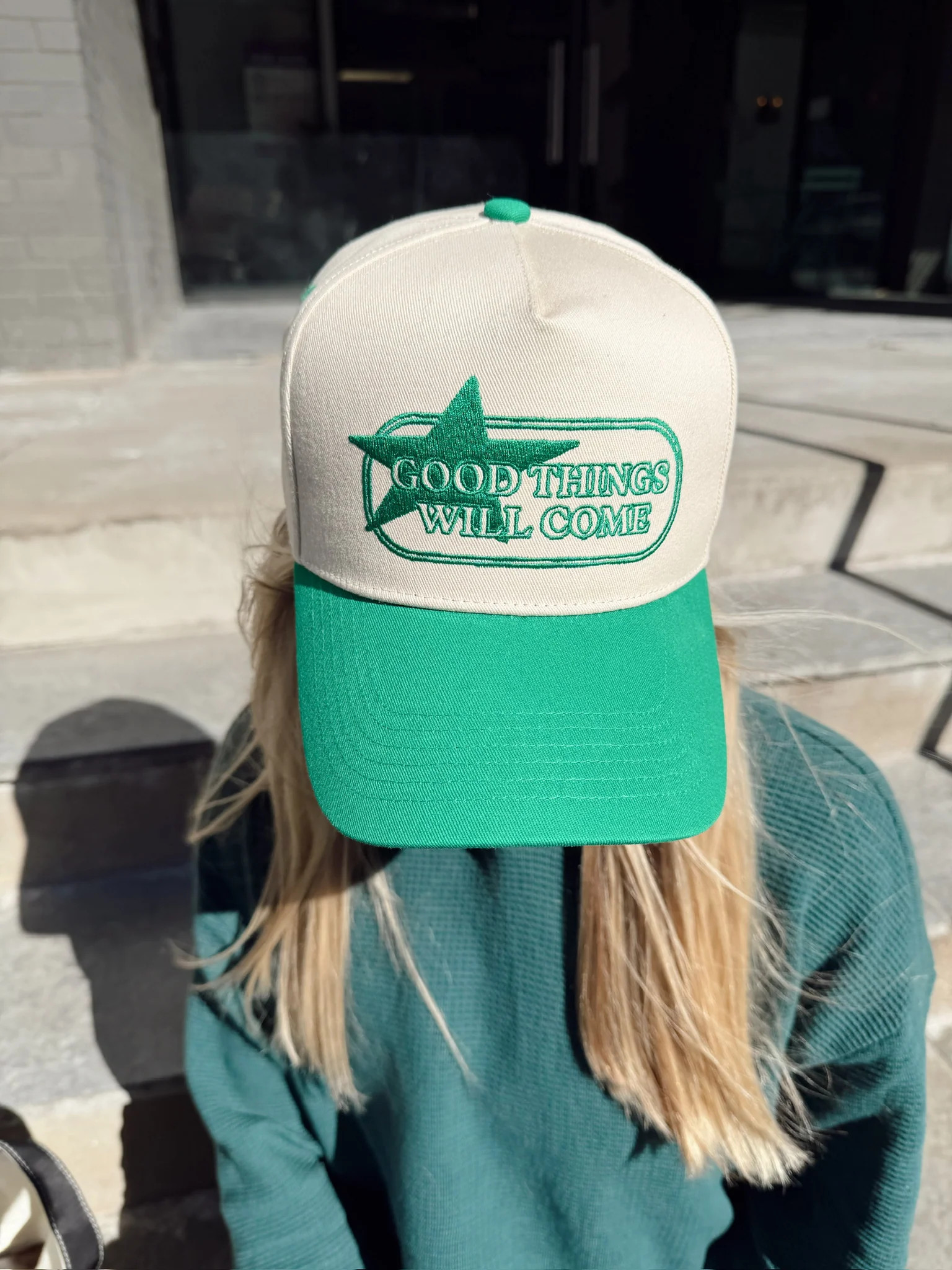 Good Things Will Come - Kelly Green Trucker Hat | KenzKustomz