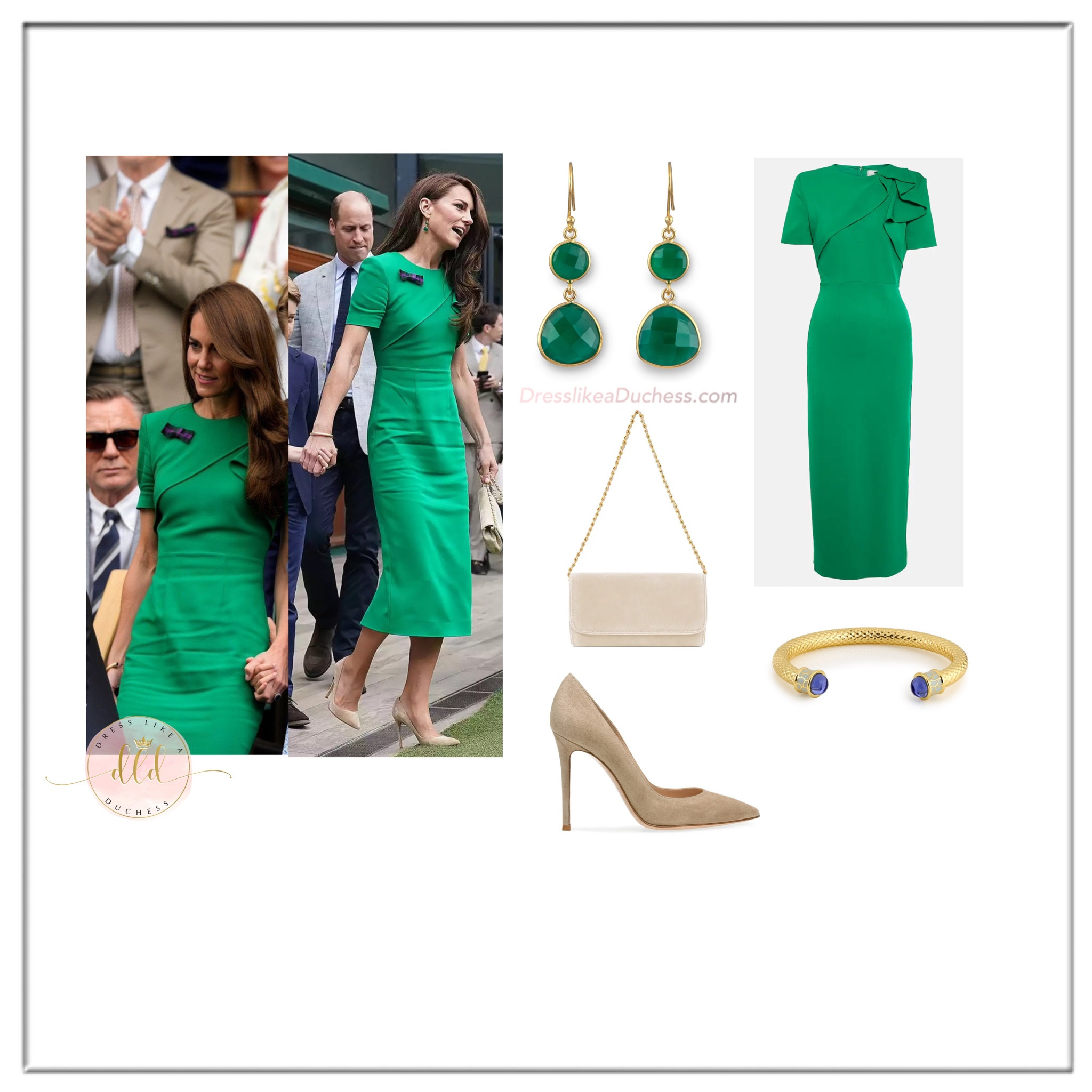kelly green golf dress Kelly Green Collared Mini Dress - All Dresses main image 0