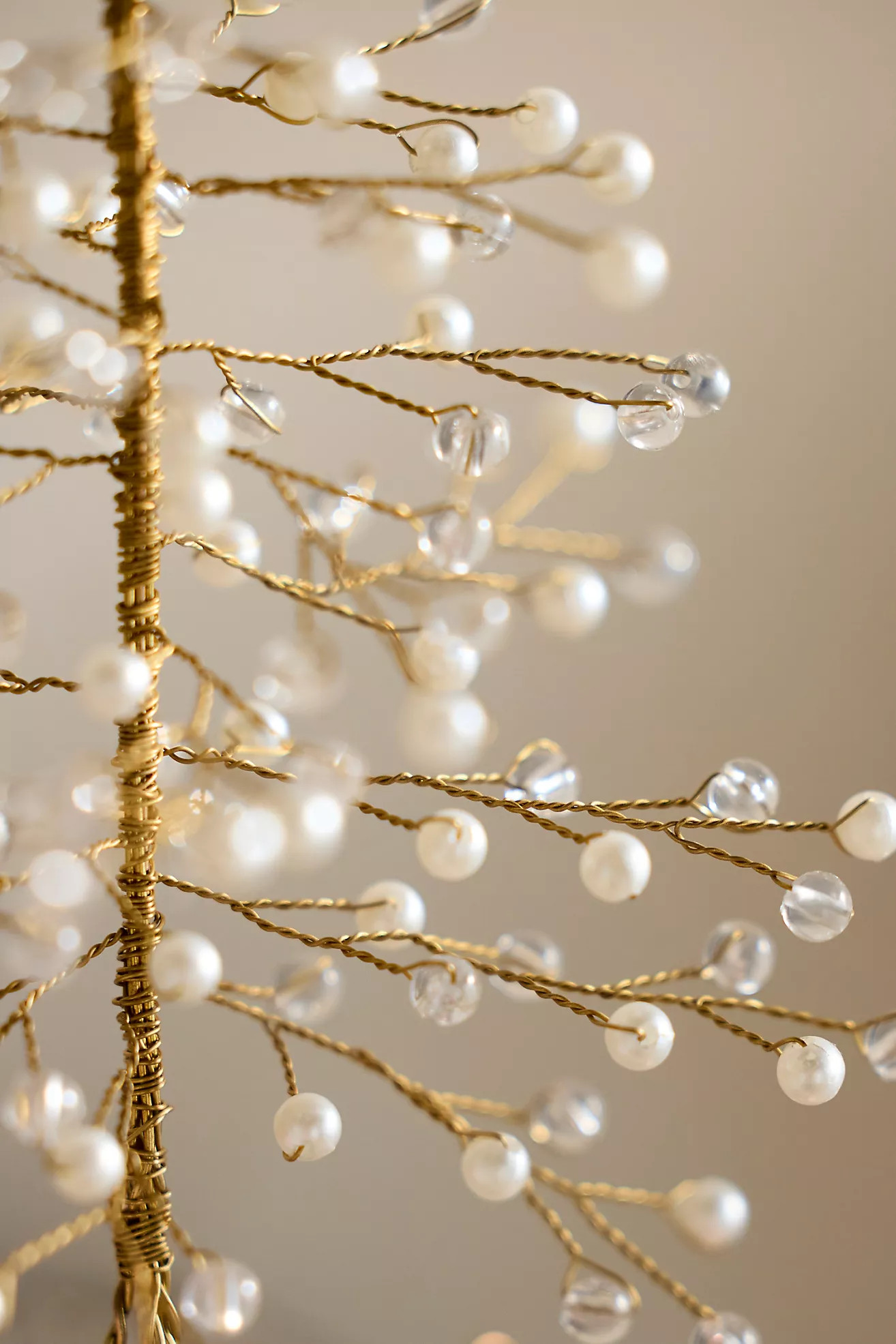 Mini Pearl Beaded Tree | Anthropologie (US)
