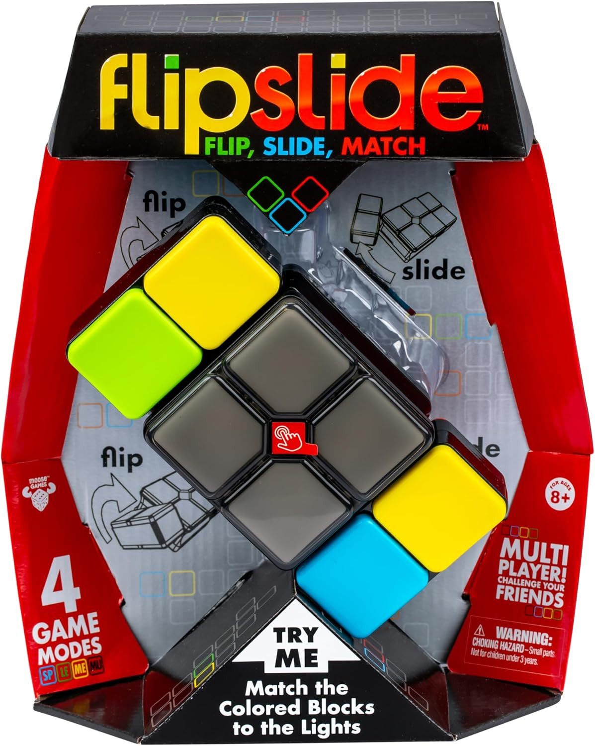 Moose Games, Flipslide Game | Fast-Paced Handheld Puzzle Toy for Kids & Teens | Gifts for Teen Bo... | Amazon (US)