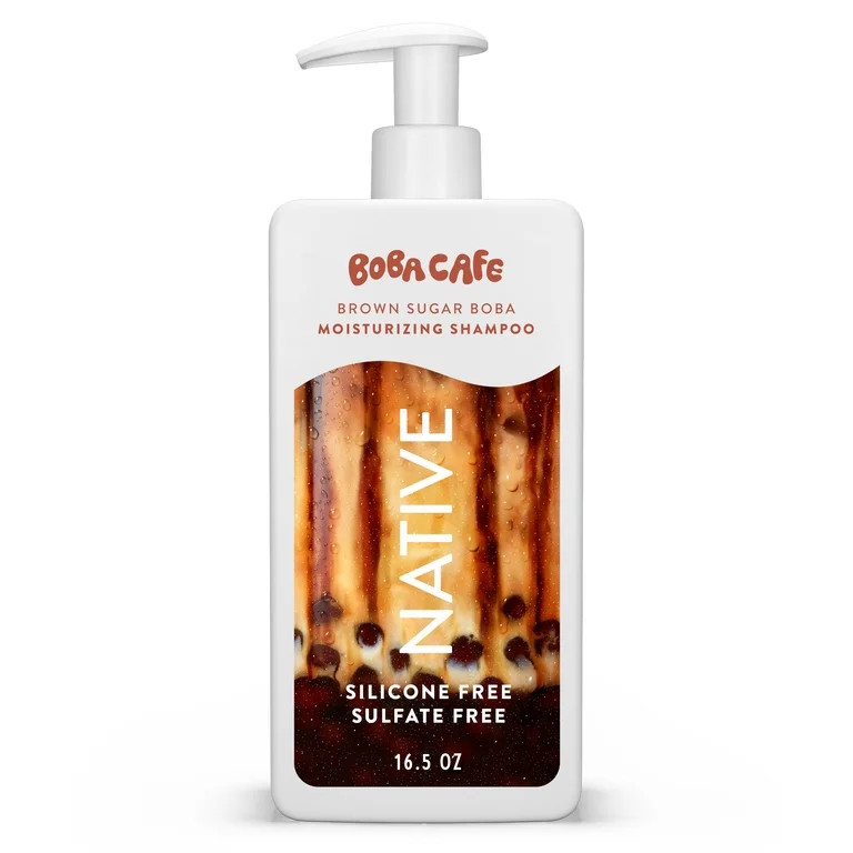 Native Moisturizing Shampoo, Limited Edition Brown Sugar Boba, Sulfate Free Shampoo for Women and... | Walmart (US)