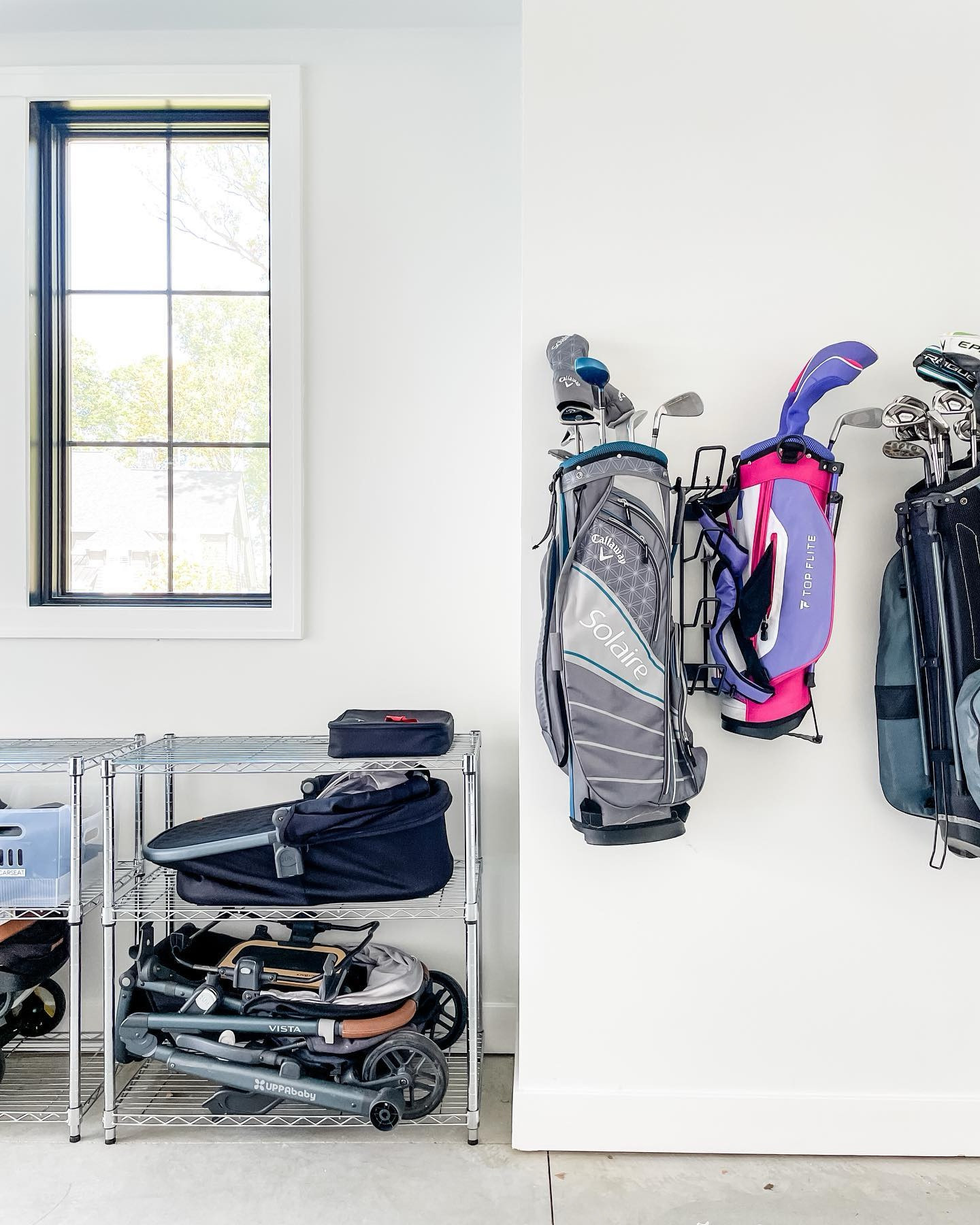 We’ve got three garage projects on the schedule this week and the forecast is showing off!

Fall (and Spring) are the perfect time to give these multi-use spaces a little glow-up! And this combo of @target shelving, @rubbermaid tracks and @thecontainerstore golf racks was quick to install and affordable (a win/win, if you ask us)! 🙌🏼