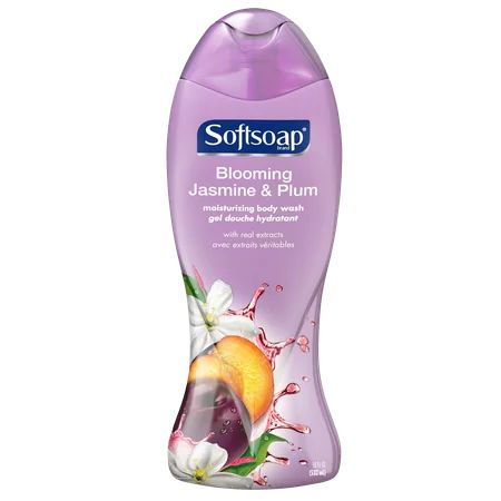 Softsoap Moisturizing Body Wash, Blooming Jasmine & Plum, 18 Ounce | Walmart (US)
