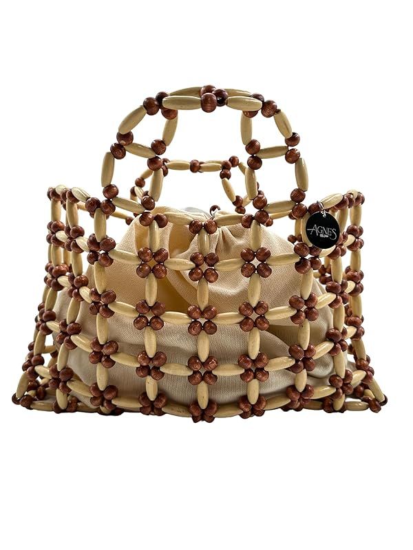 AgnesGP Handmade Tote Bag for Women | Beach Tote Bag | Large Beach Bag for Pool Gym | Handmade Cu... | Amazon (US)