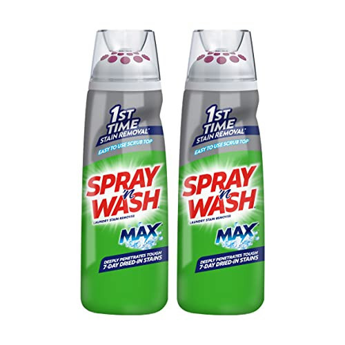 Spray 'n Wash Pre-Treat Max Laundry Stain Remover Gel Stick with Easy to Use Scrub Top, Deeply Penetrates 1st Time and Dried-In Stains, 6.7 Fl Oz, Pack of 2 | Amazon (US)