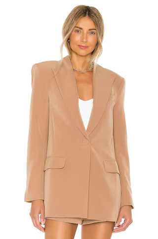 Camila Coelho Morena Blazer in Nude Toffee from Revolve.com | Revolve Clothing (Global)