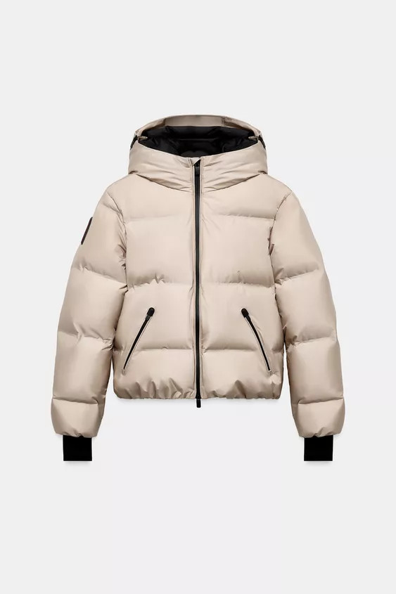 WATER-RESISTANT WINDPROOF DOWN JACKET RECCO® TECHNOLOGY SKI COLLECTION | Zara UK