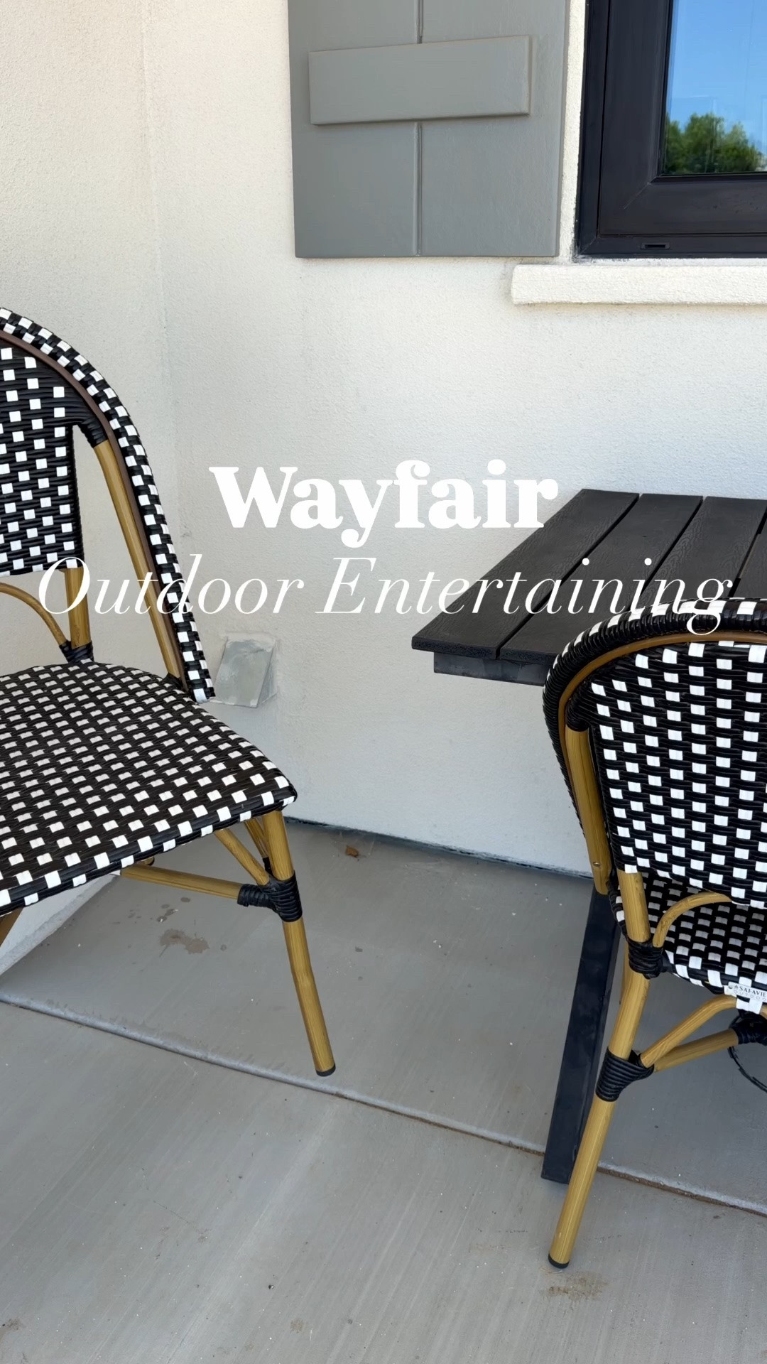 #Ad I’m so happy to partner with @Wayfair I found the cutest dinnerware set! How good are these stripes. And the goblets are perfect! Wayfair has so many great outdoor entertaining finds. #WishYouWereHere #Outdoor #Wayfair
#WayfairPartner

#LTKHome #LTKSaleAlert
