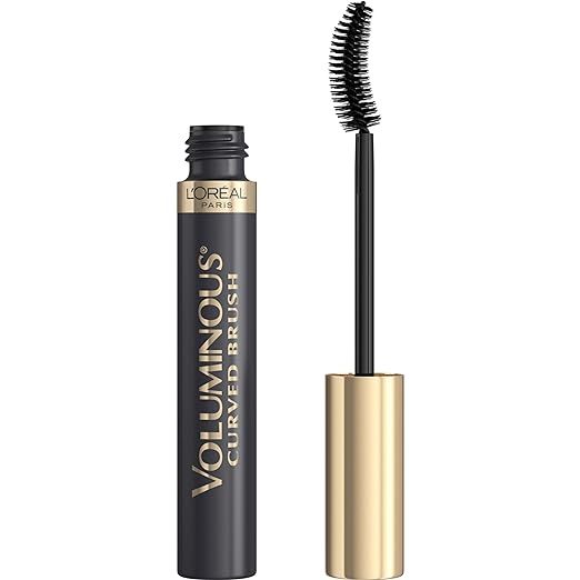 L’Oréal Paris Makeup Voluminous Original Curved Brush Mascara, Black Brown, 0.28 Fl Oz | Amazon (US)