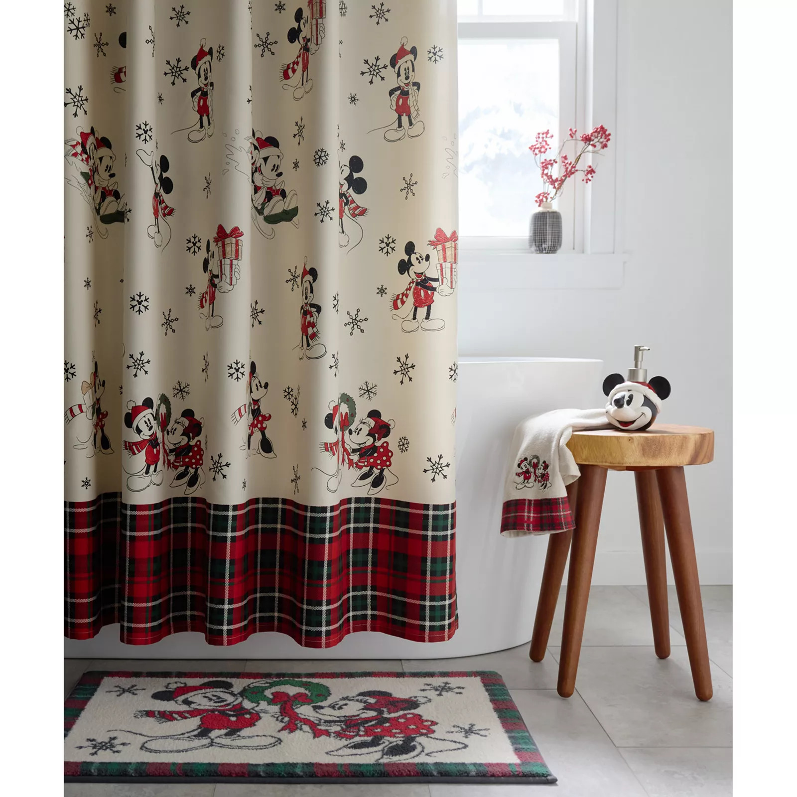 St. Nicholas Square® Disney Mickey Mouse & Minnie Mouse Shower Curtain | Kohl's