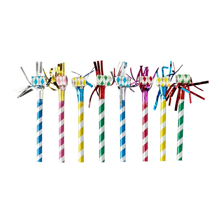 Multicolor Fancy Blowouts, 8 Count, by Way To Celebrate | Walmart (US)