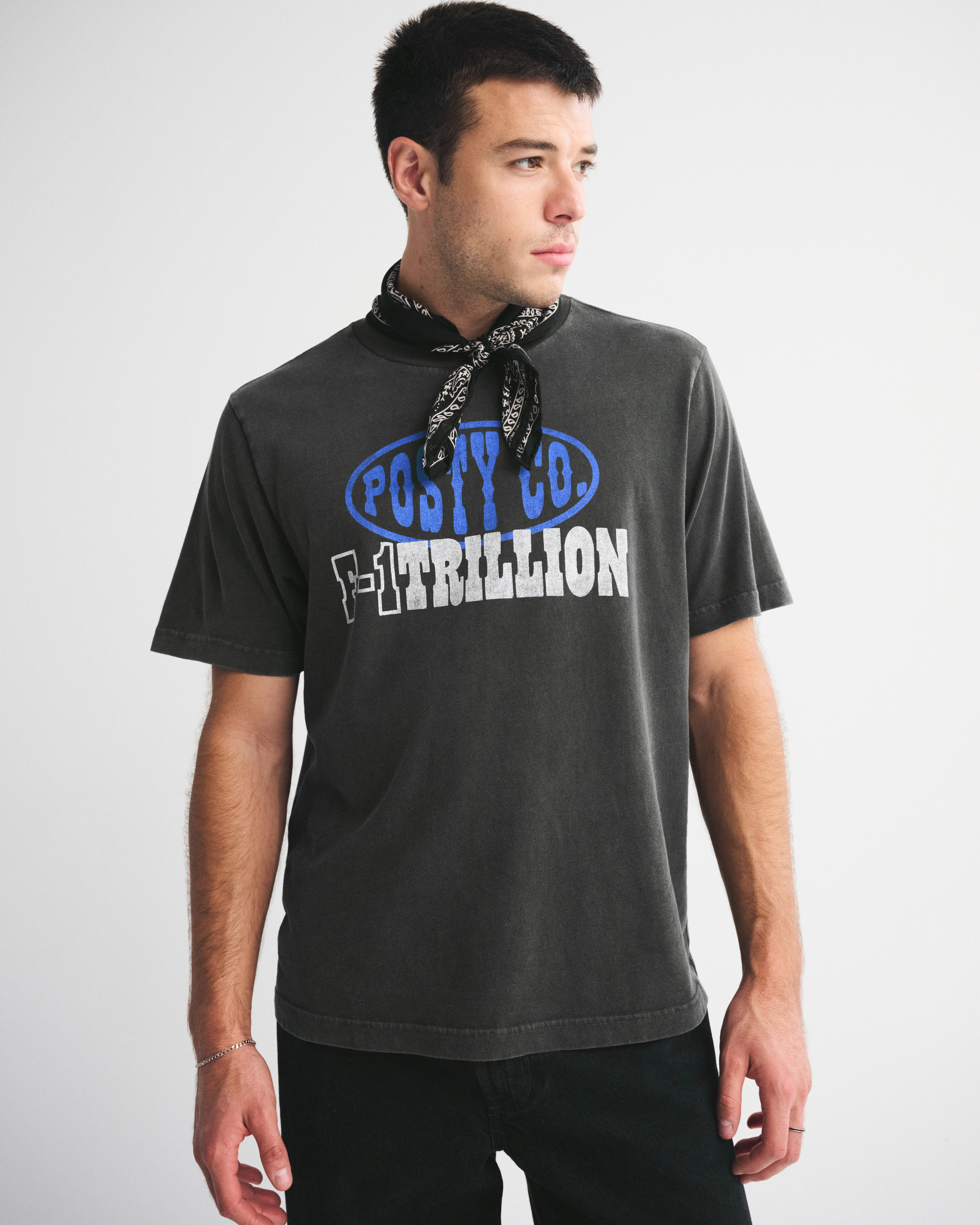 Post Malone Vintage-Inspired Graphic Tee | Abercrombie & Fitch (US)