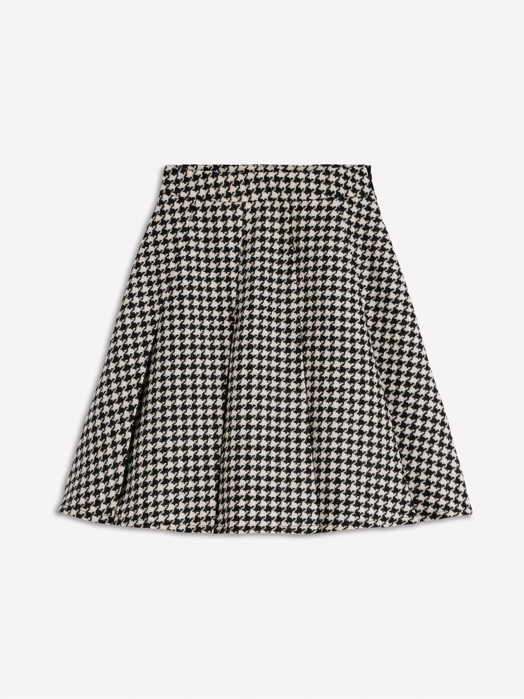 Boden Boden Black Flippy Wool Skirt | Next US