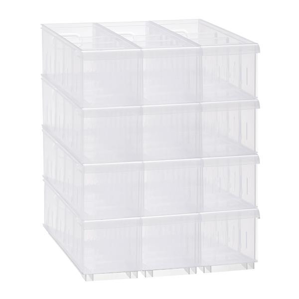 Clear Stackable Plastic Storage Bins | The Container Store